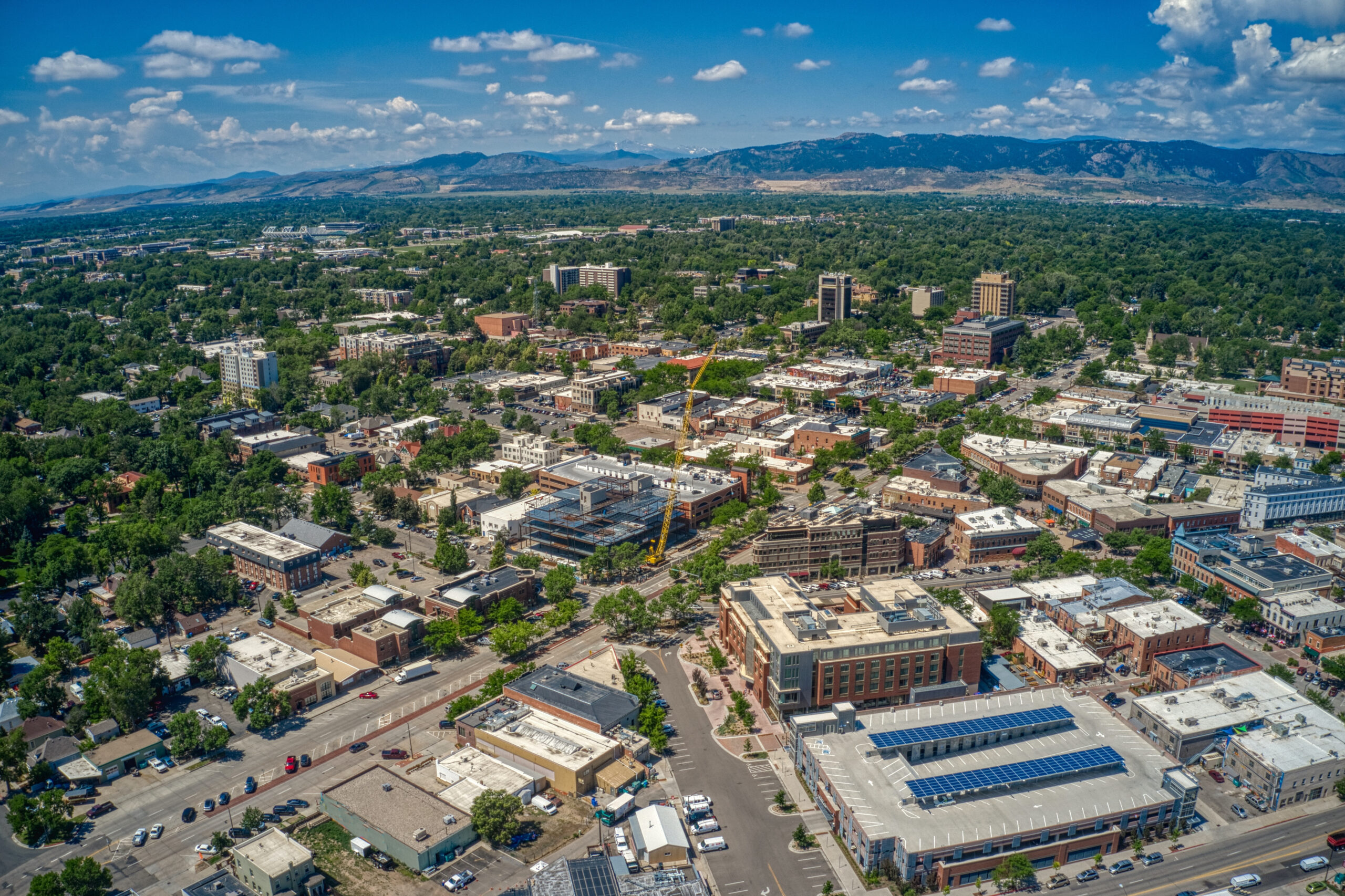 Fort Collins city skyline